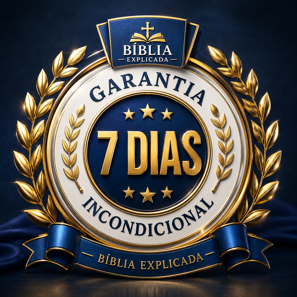 Selo de garantia incondicional de 7 dias